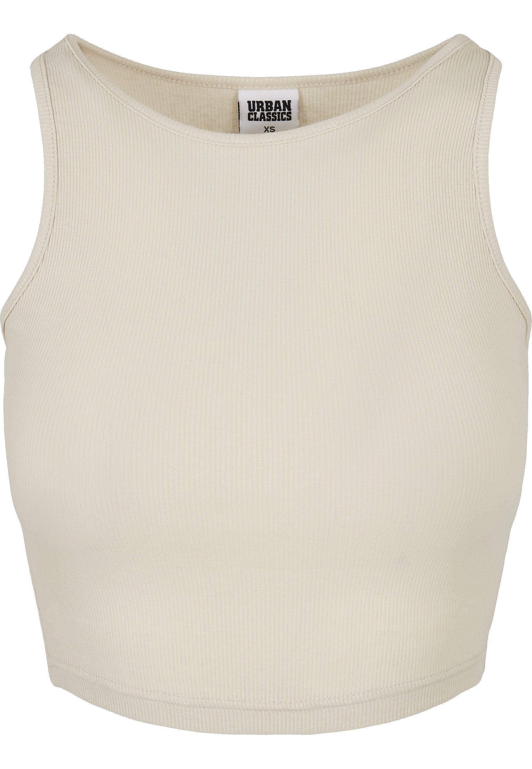 URBAN CLASSICS Tanktop Urban Classics Damen Ladies Cropped Rib Top (1-tlg)