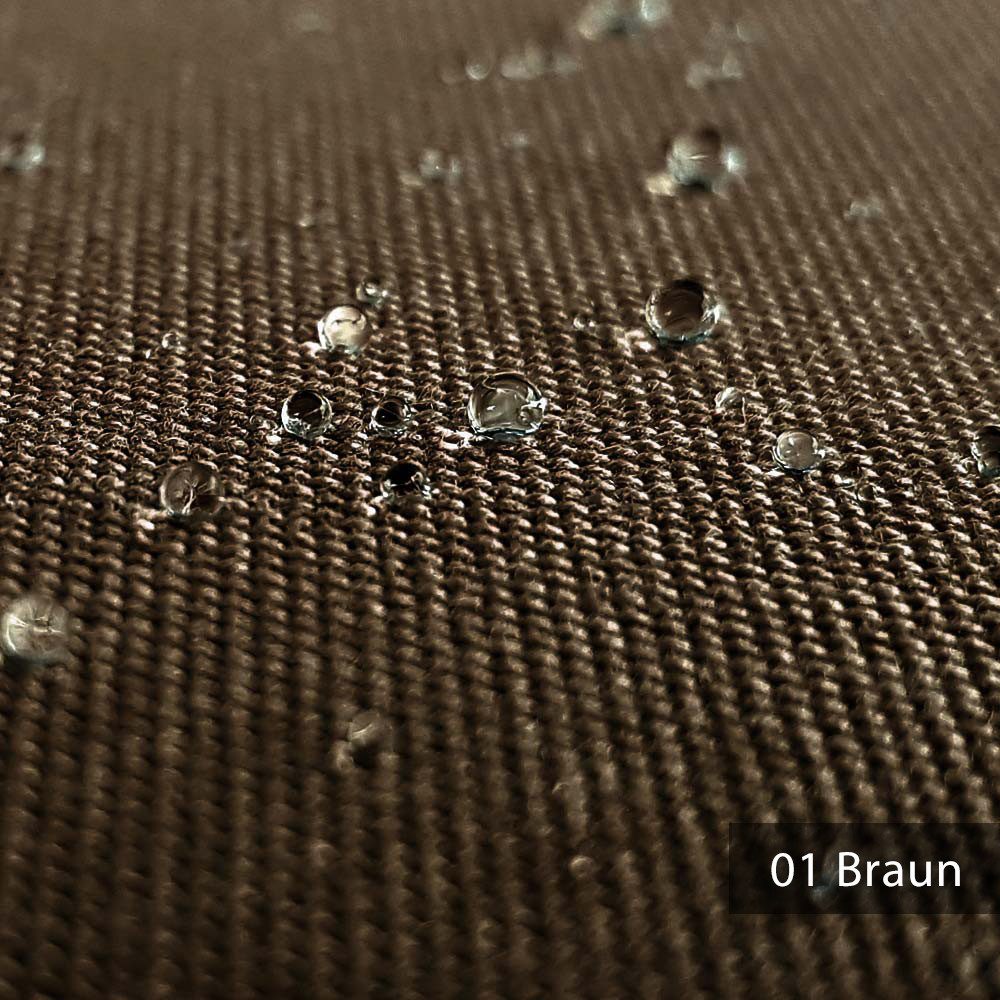 Thumbnail - novely® Stoff ARAGON WASSERABWEISEND UV+ Outdoor-Stoff in Baumwoll-Optik, UV-Beständig, Schmutzabweisend, Robust, Meterw...