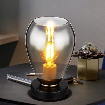 etc-shop LED Tischleuchte, Leuchtmittel nicht inklusive, Warmweiß, Tischleuchte Tischlampe Schlafzimmerlampe Beistellleuchte