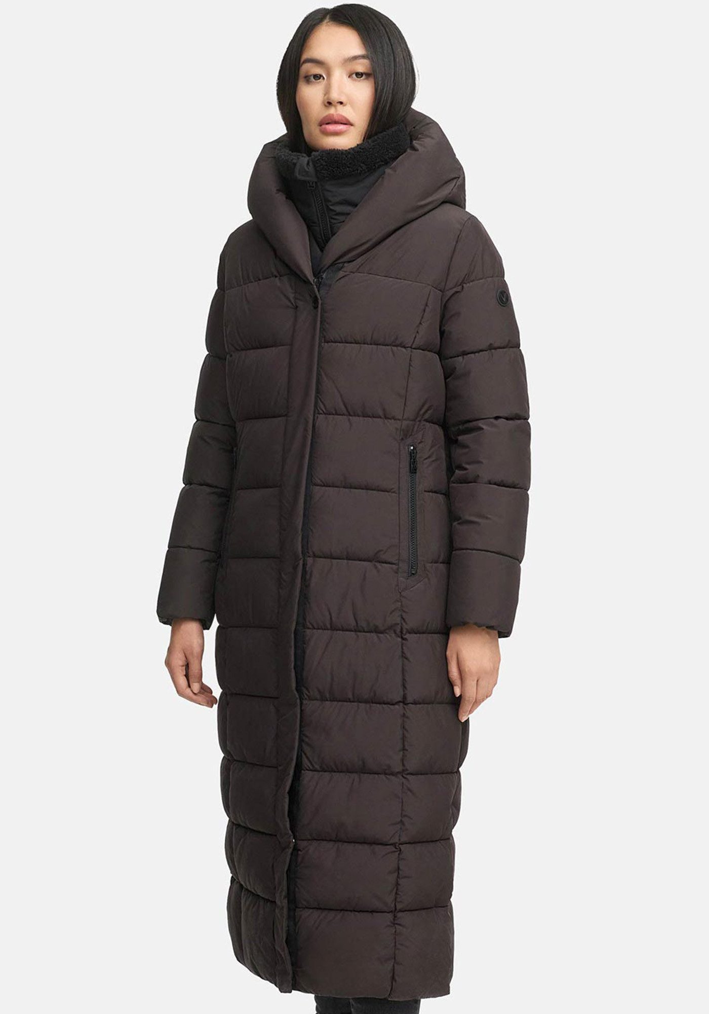 Marikoo Winterjacke Pakoraa extra langer Winter Mantel mit abnehmbaren Innenteil – Bild 3 von 5