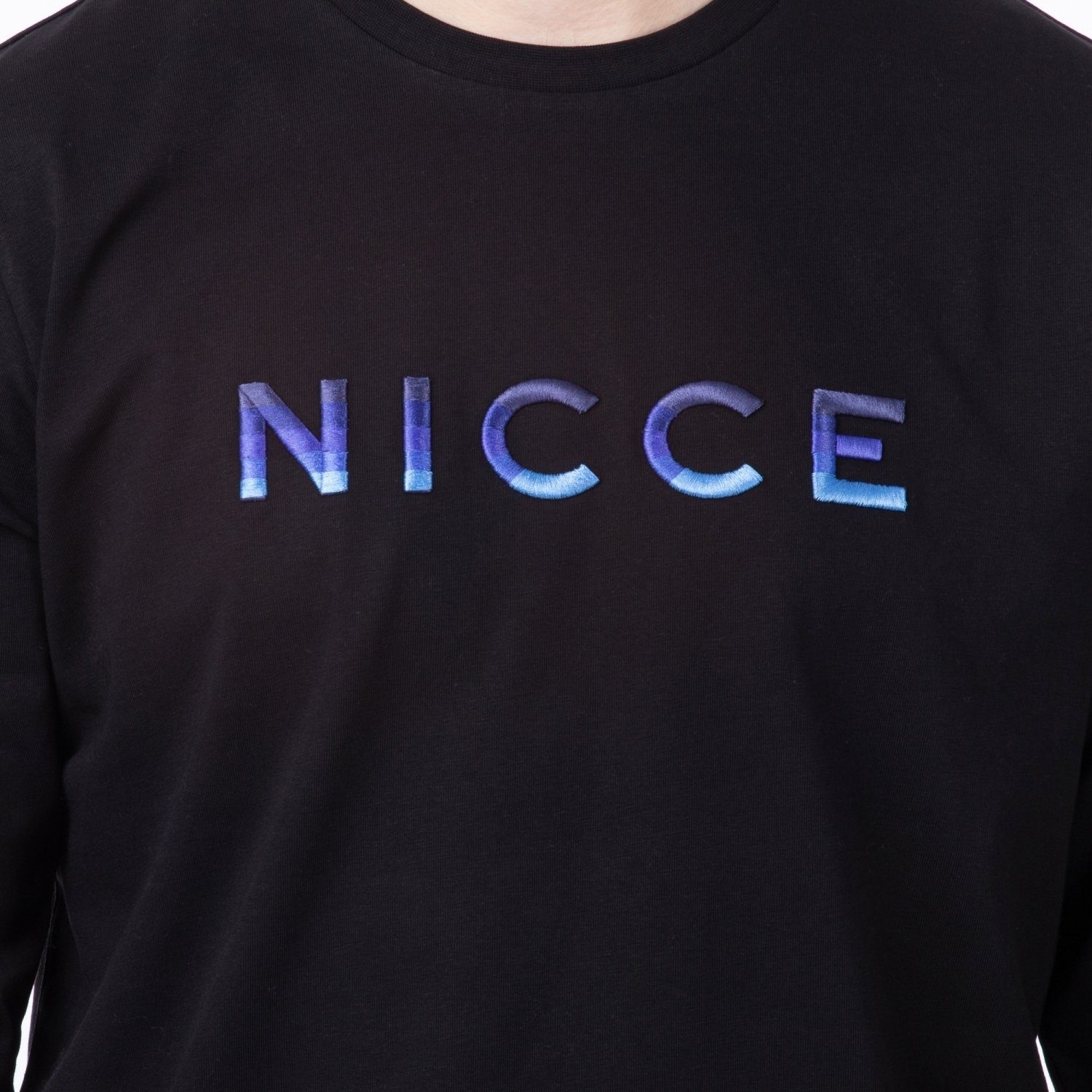 Black Nicce Sleeve Nicce T-Shirt Long Tee Vina