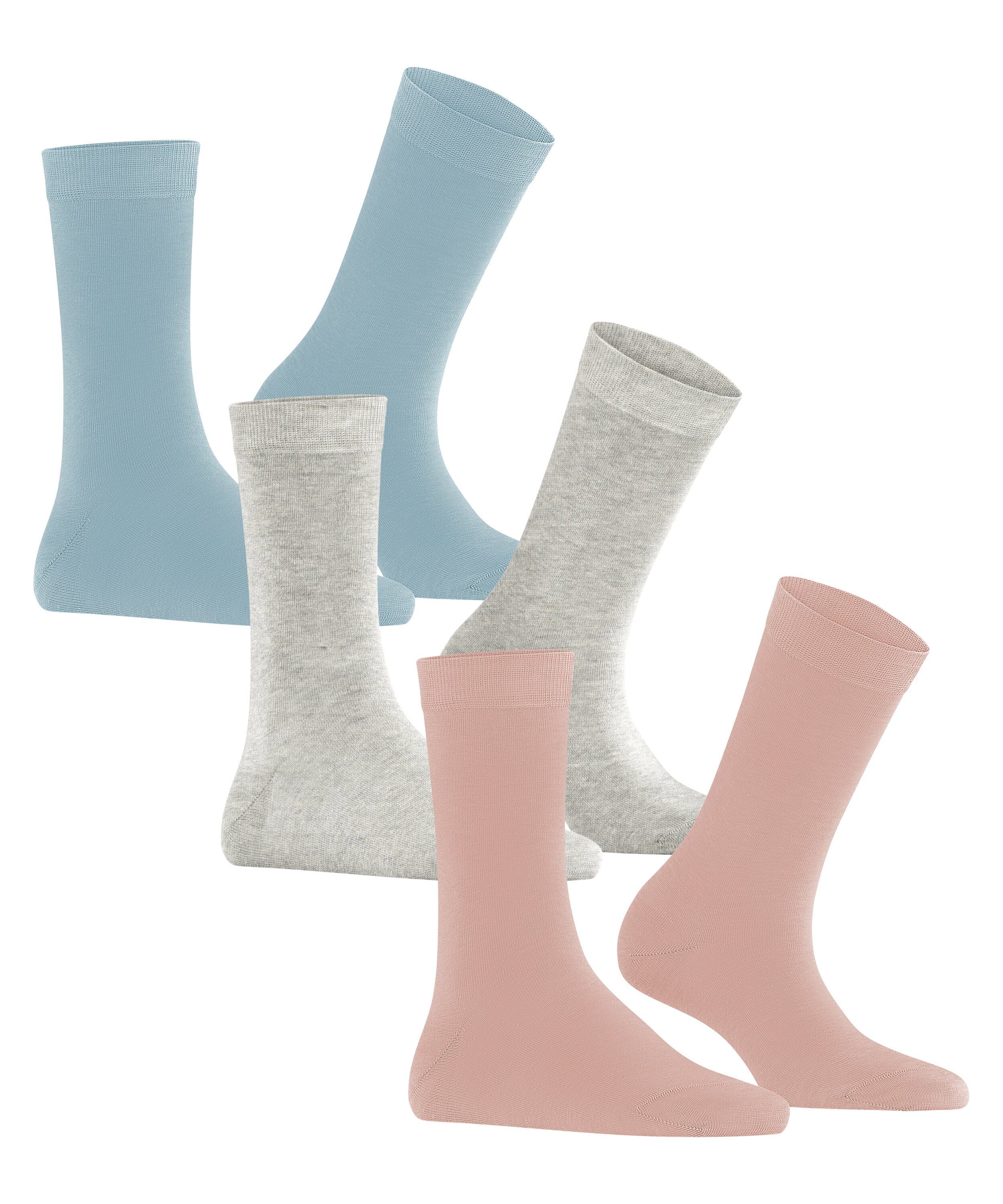 Esprit Socken Esprit Solid-Mix 3-Pack Damen (3-Paar) aus Biobaumwolle – Bild 2 von 5