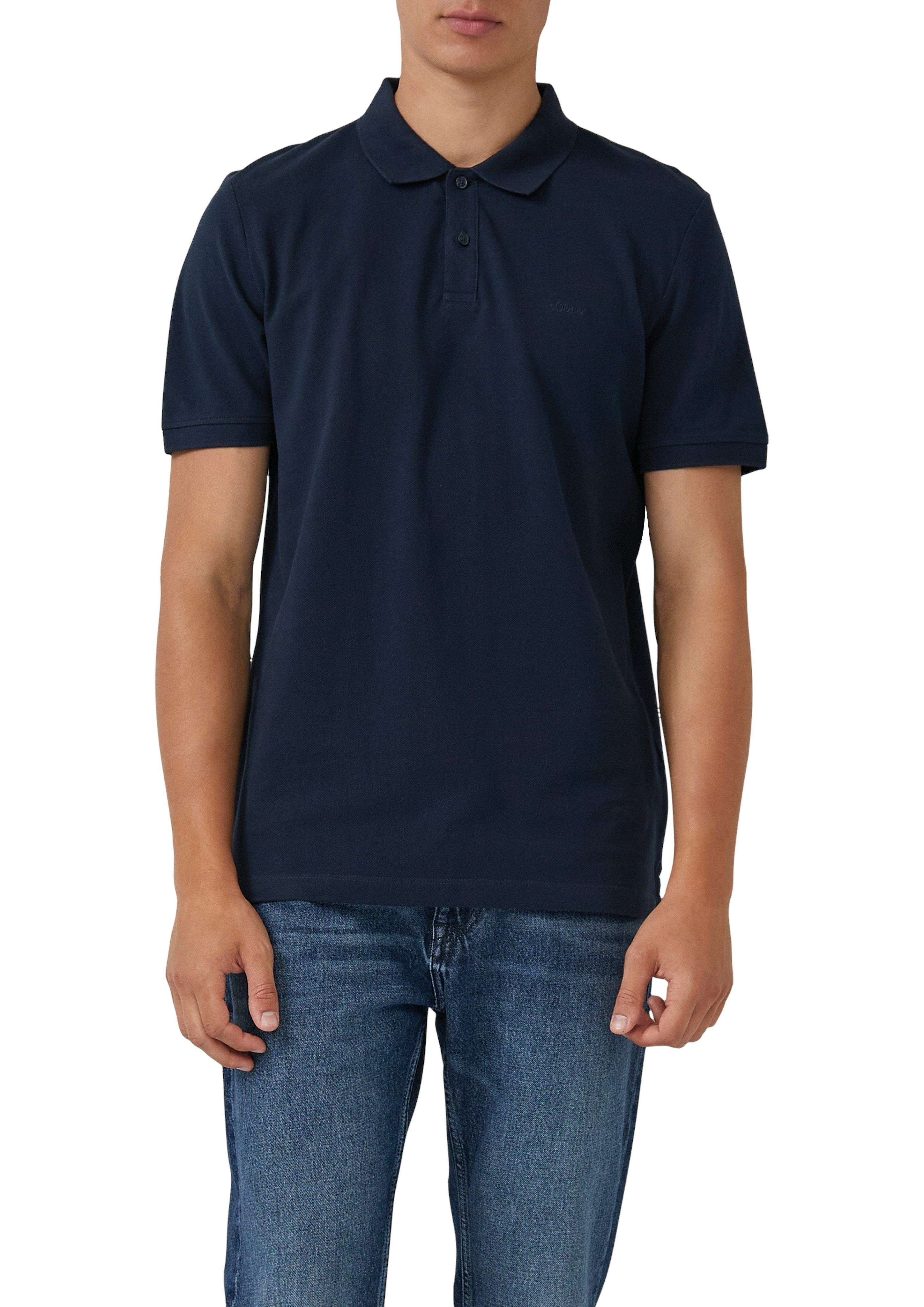 s.Oliver Poloshirt (Packung, 2-tlg) mit Logo Stickerei günstig online kaufen