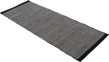 Läufer »Mona«, carpetfine, rechteckig, Höhe 5 mm, Wendeteppich aus Wolle/Baumwolle