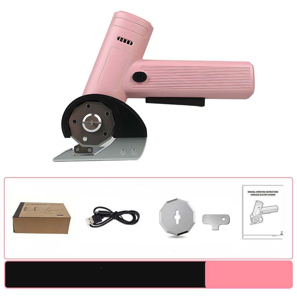 SSY Kreisschneider Elektrischer Stoffschneider, (Packung, Vielseitig einsetzbar), Präzises und sauberes Schneiden