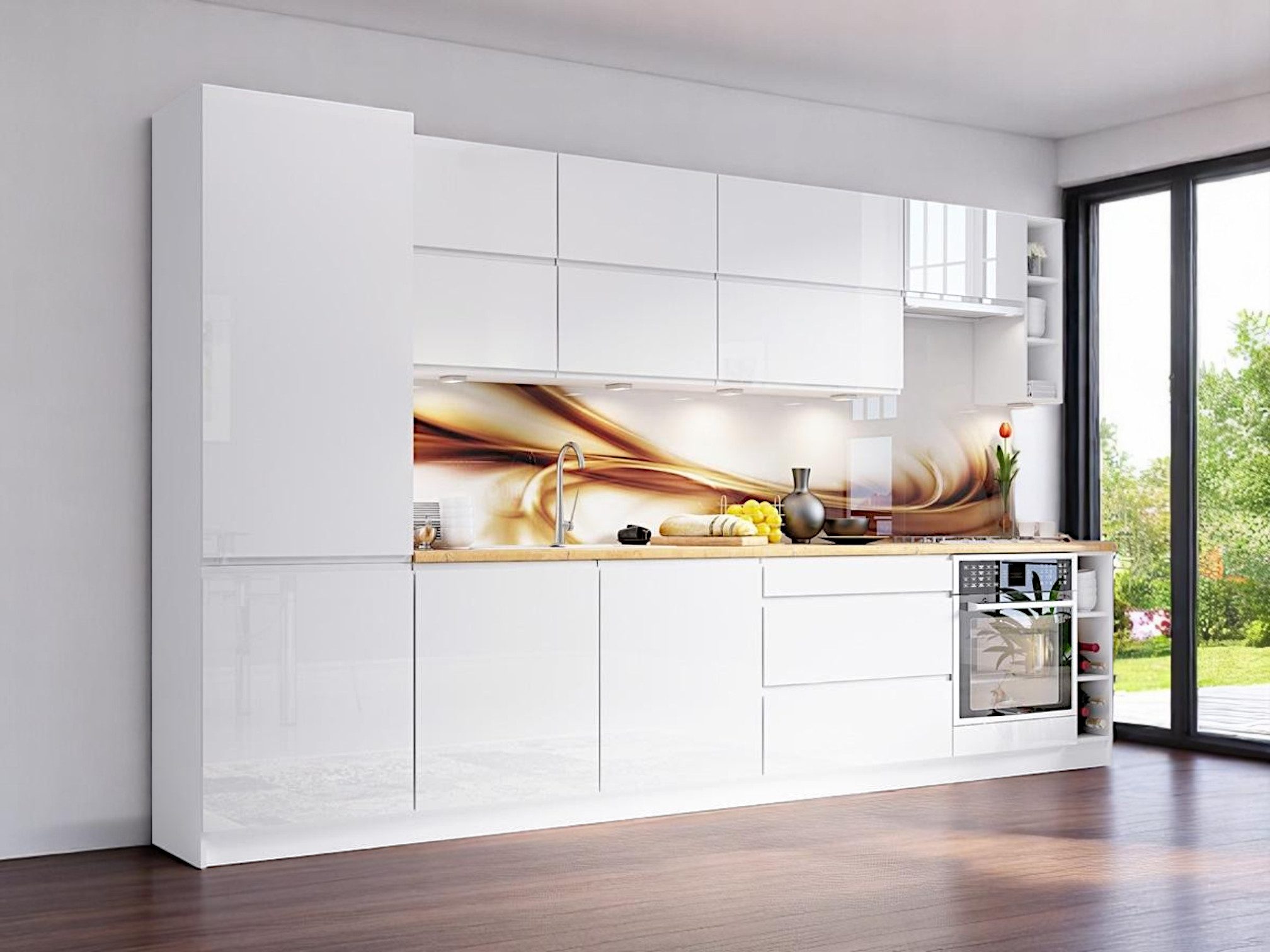 ROYAL24_MARKT Küchenzeile K40-G340 - Aspen - Modernes Design mit außergewöh günstig online kaufen