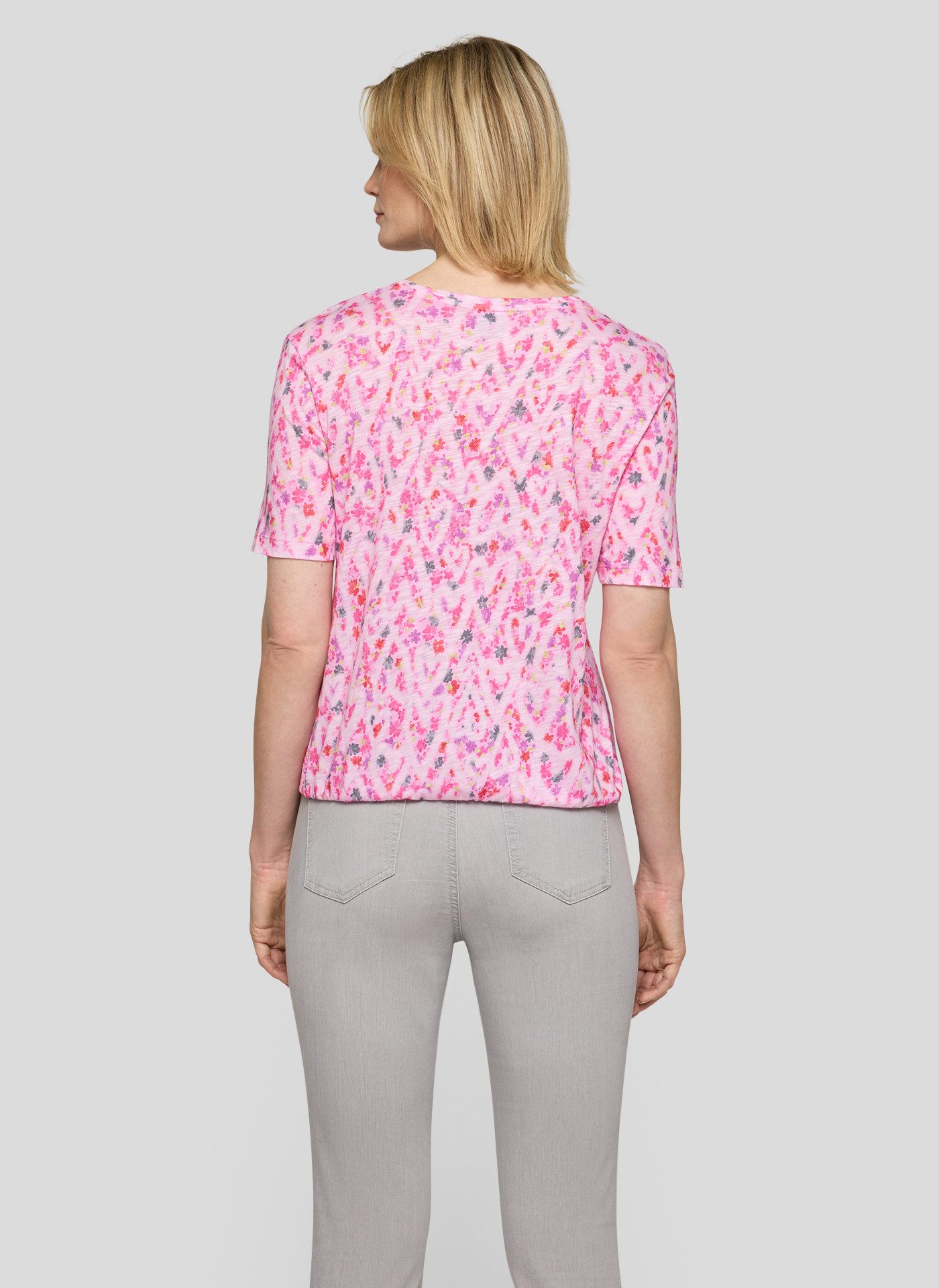 Rabe T-Shirt mit floralem Muster günstig online kaufen