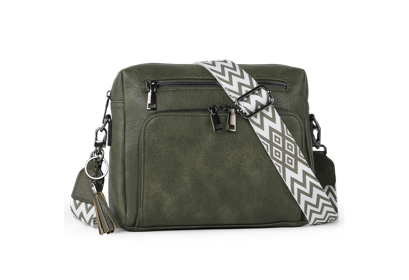 TAN.TOMI Umhängetasche Damen Crossbody Bag Moderne Taschen mit Abnehmbar Schultergurt, Für Tägliches Arbeiten Einkaufen Verabredungen Reisen