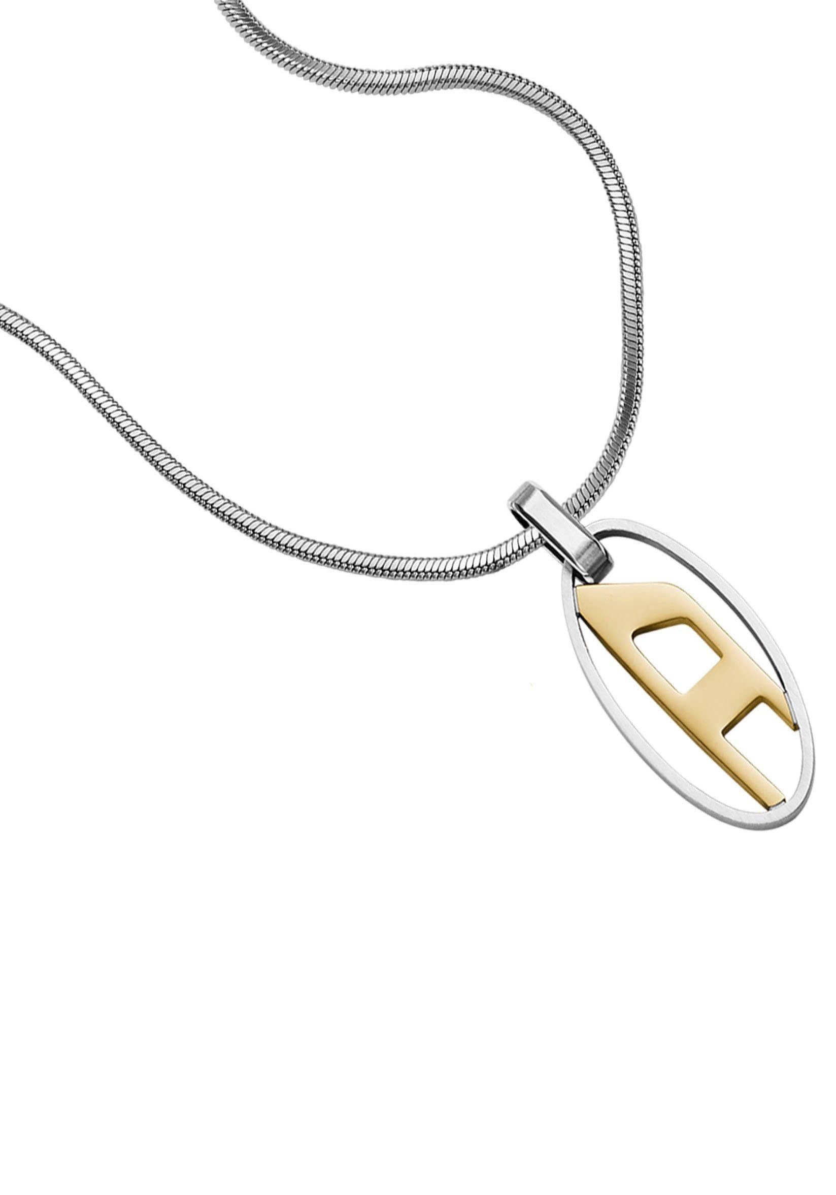 Diesel Kette mit Anhänger Schmuck Edels...