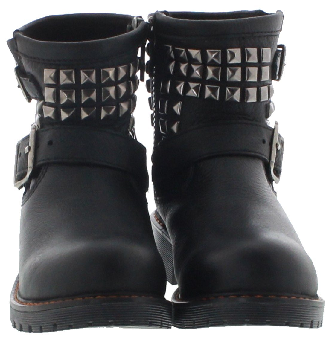 HARLEY-DAVIDSON HEATHER Black Damen Bikerstiefelette Schwarz Bikerboots
