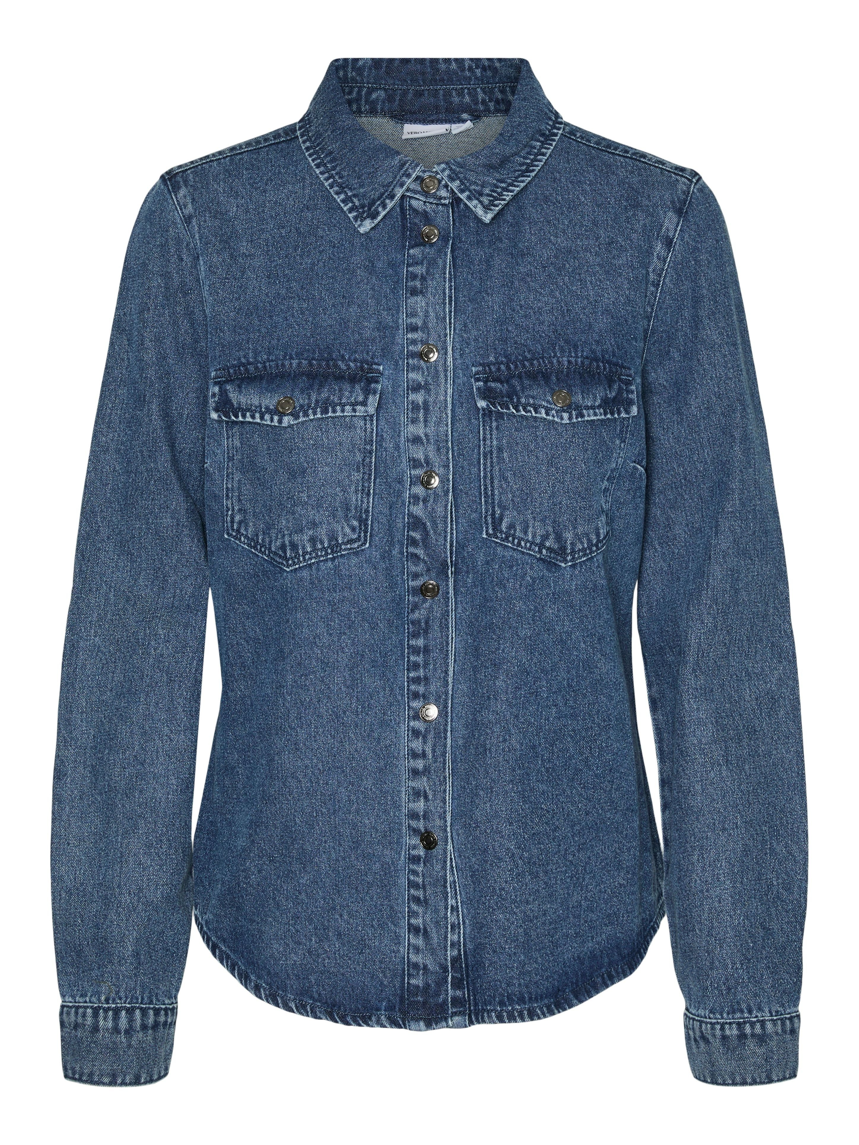 Vero Moda Jeansbluse VMJENNIE LS DENIM günstig online kaufen