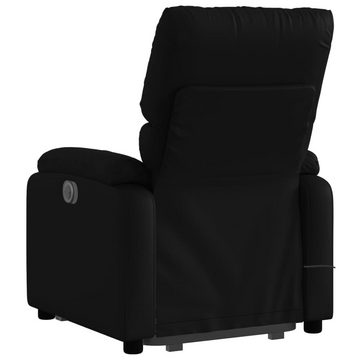 vidaXL Sessel Massagesessel mit Aufstehhilfe Elektrisch Schwarz Kunstleder (1-St)