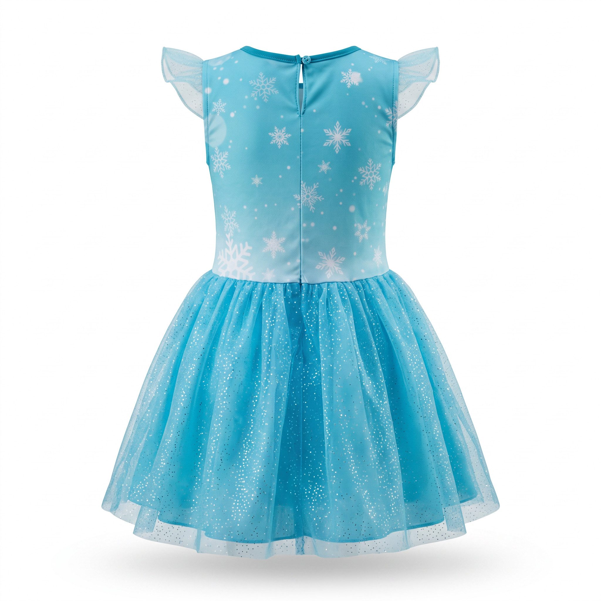 Disney Tüllkleid Disney Die Eiskönigin Elsa Kinder Sommerkleid Kleid Gr. 104 bis 134