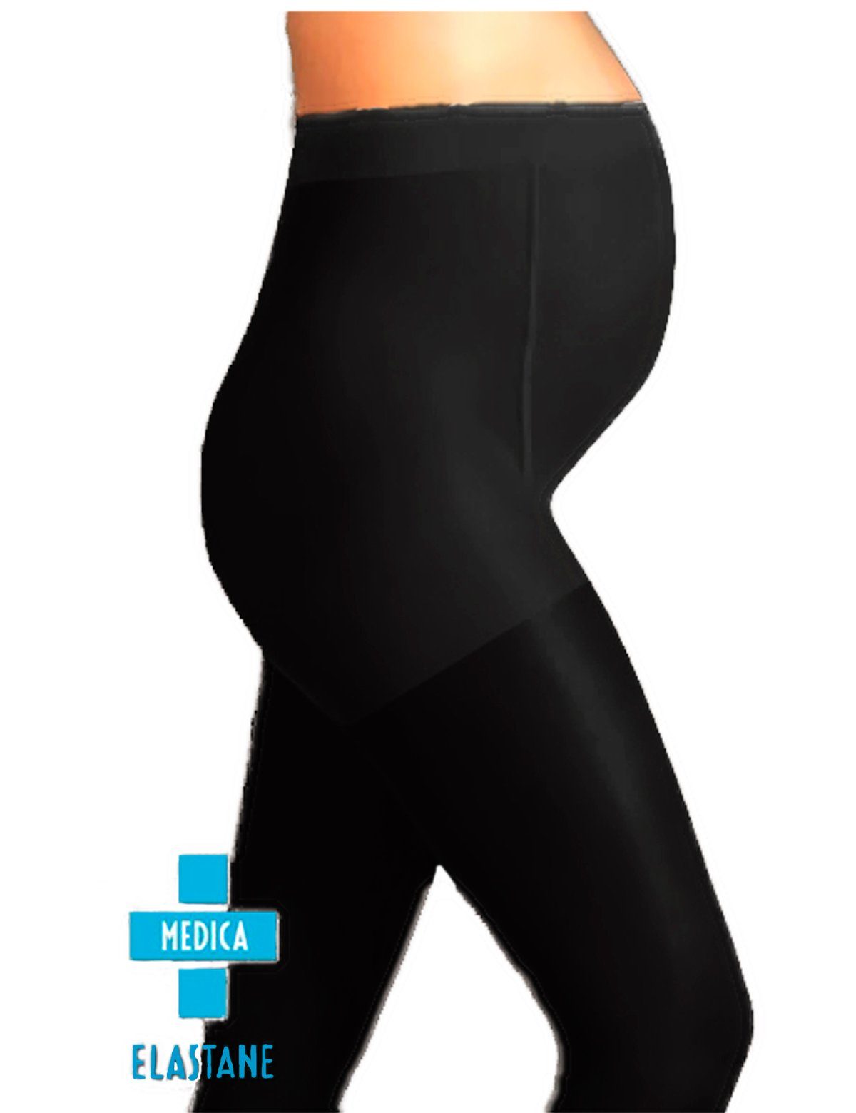 Umstandsstrumpfhose Umstandsstrumpfhose Stütz-Strumpfhose 40den Schwarz L / 3