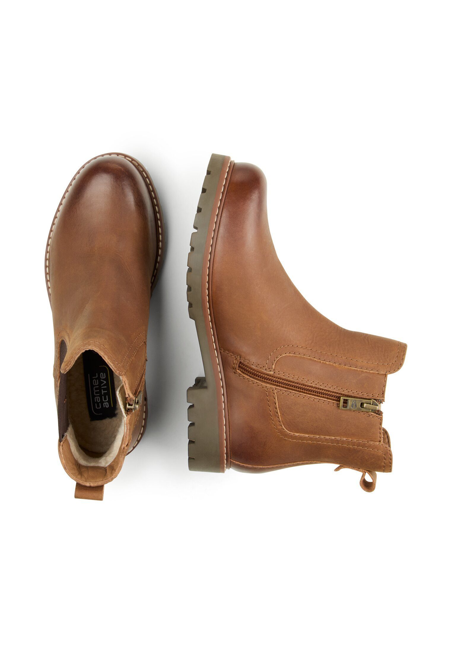 camel active Boots crazy horse COGNAC Winterboots günstig online kaufen
