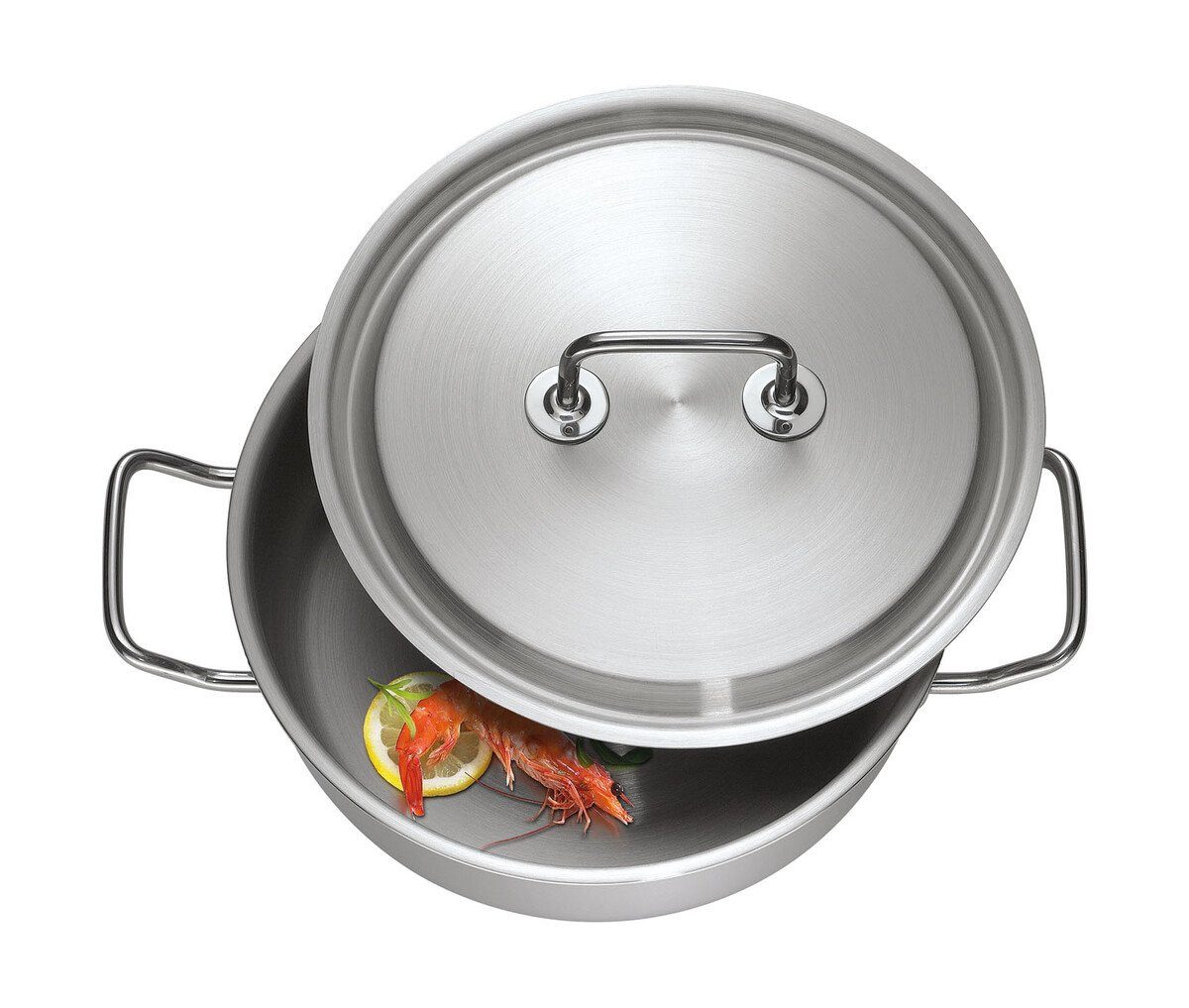 Spring Fleischtopf Fleisch-/Gemüsetopf 24 cm Brigade Premium, Aluminium, Edelstahl, Made in Germany