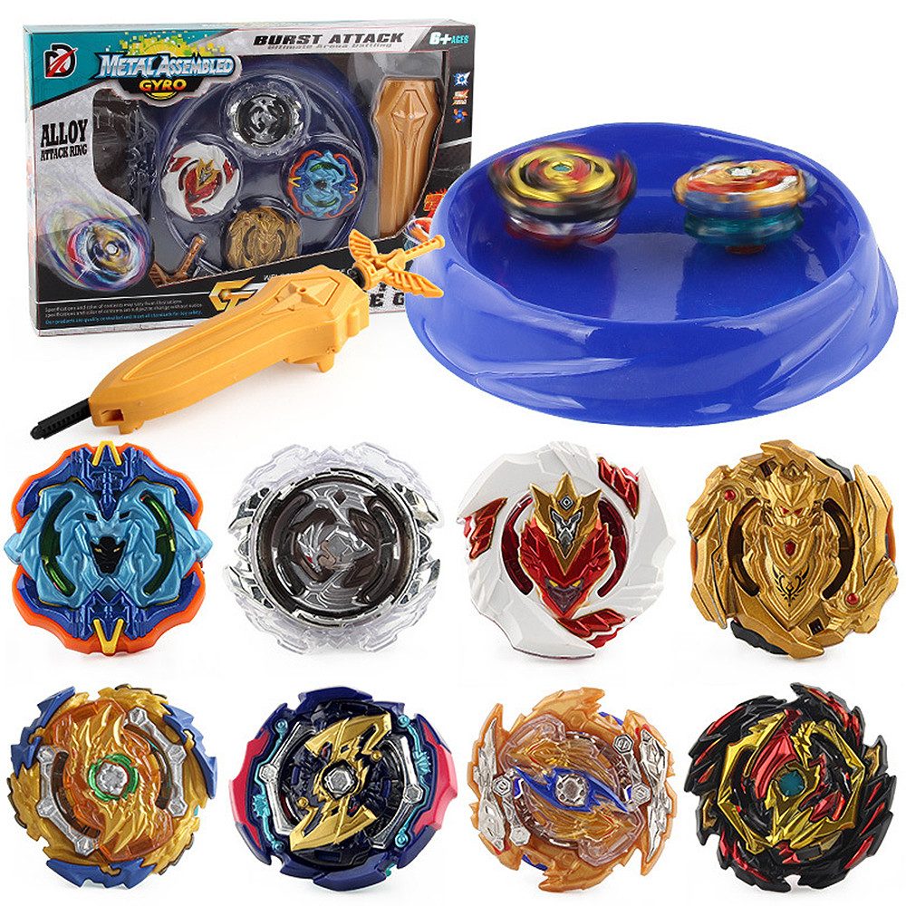 Speed-Kreisel Battling Tops Burst Spielzeug Spiel 4 Set Spinning Geschenk für Kinder