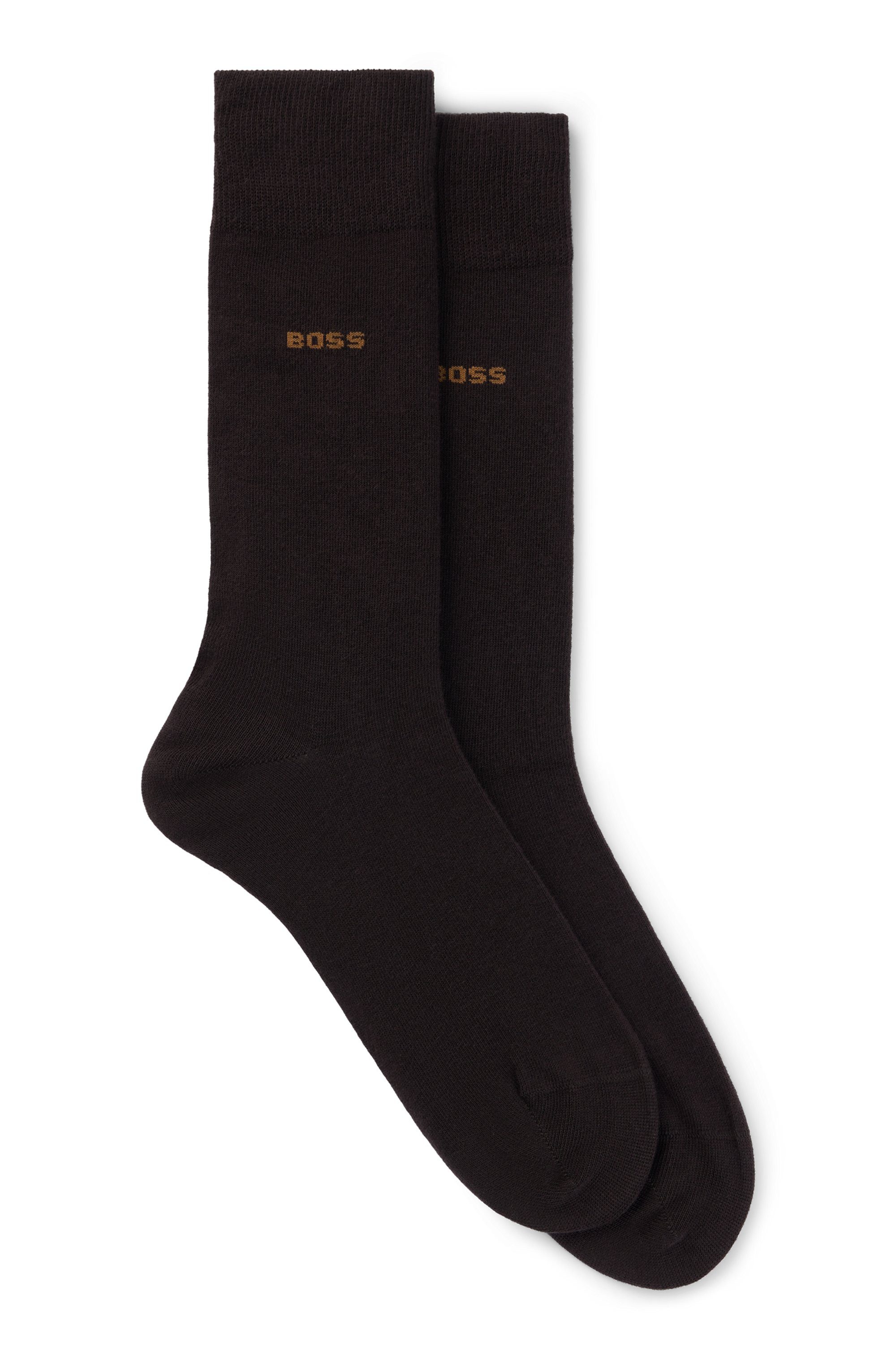 BOSS Businesssocken 2P RS Uni CC (Packung, 2-Paar, 2er) mit Markenlogo