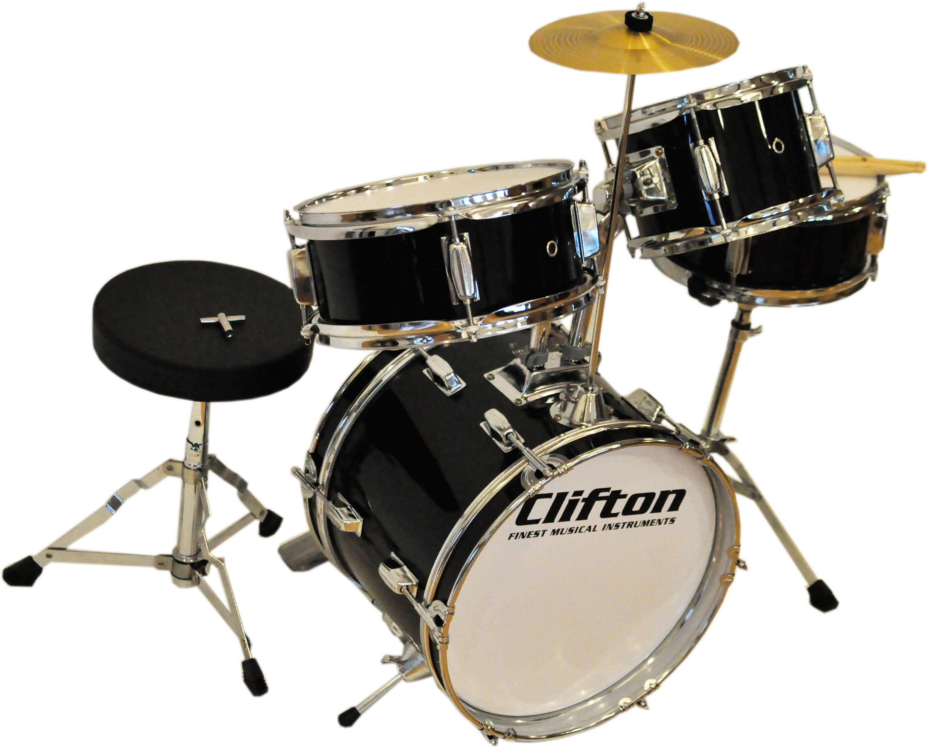 Clifton Kinderschlagzeug Junior Akustik Drum Set, 11-St.