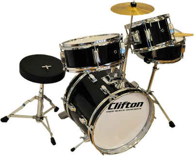 Clifton Kinderschlagzeug Junior Akustik Drum Set, 11-St.
