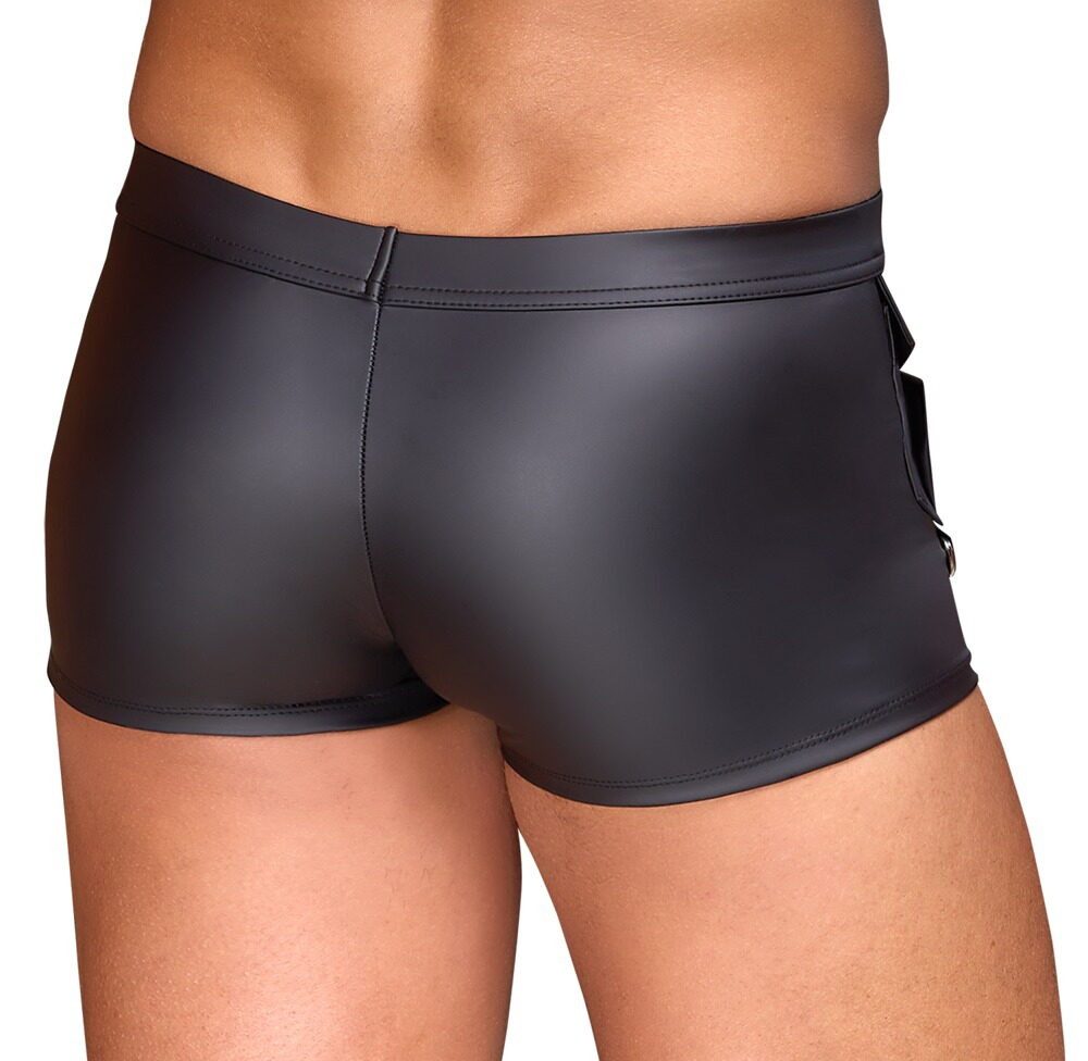 NEK Boxershorts Boxershorts mit Druckknöpfen und Taschen - schwarz (1-St) B günstig online kaufen