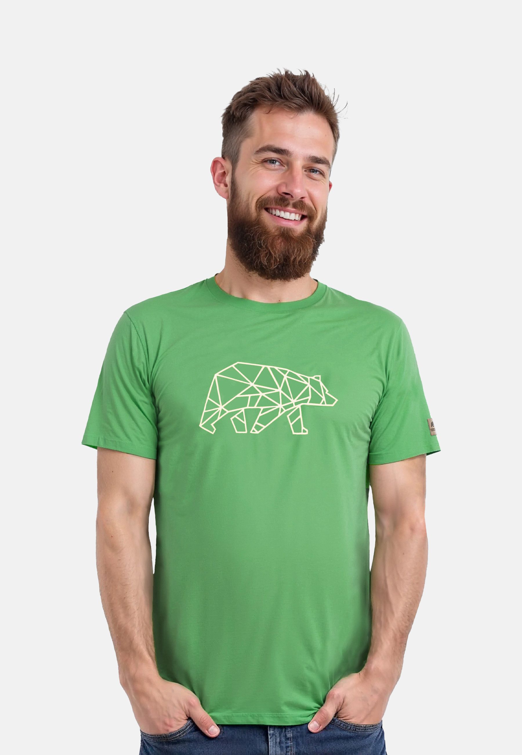FORSBERG T-Shirt Finnson T-Shirt mit Brustlogo