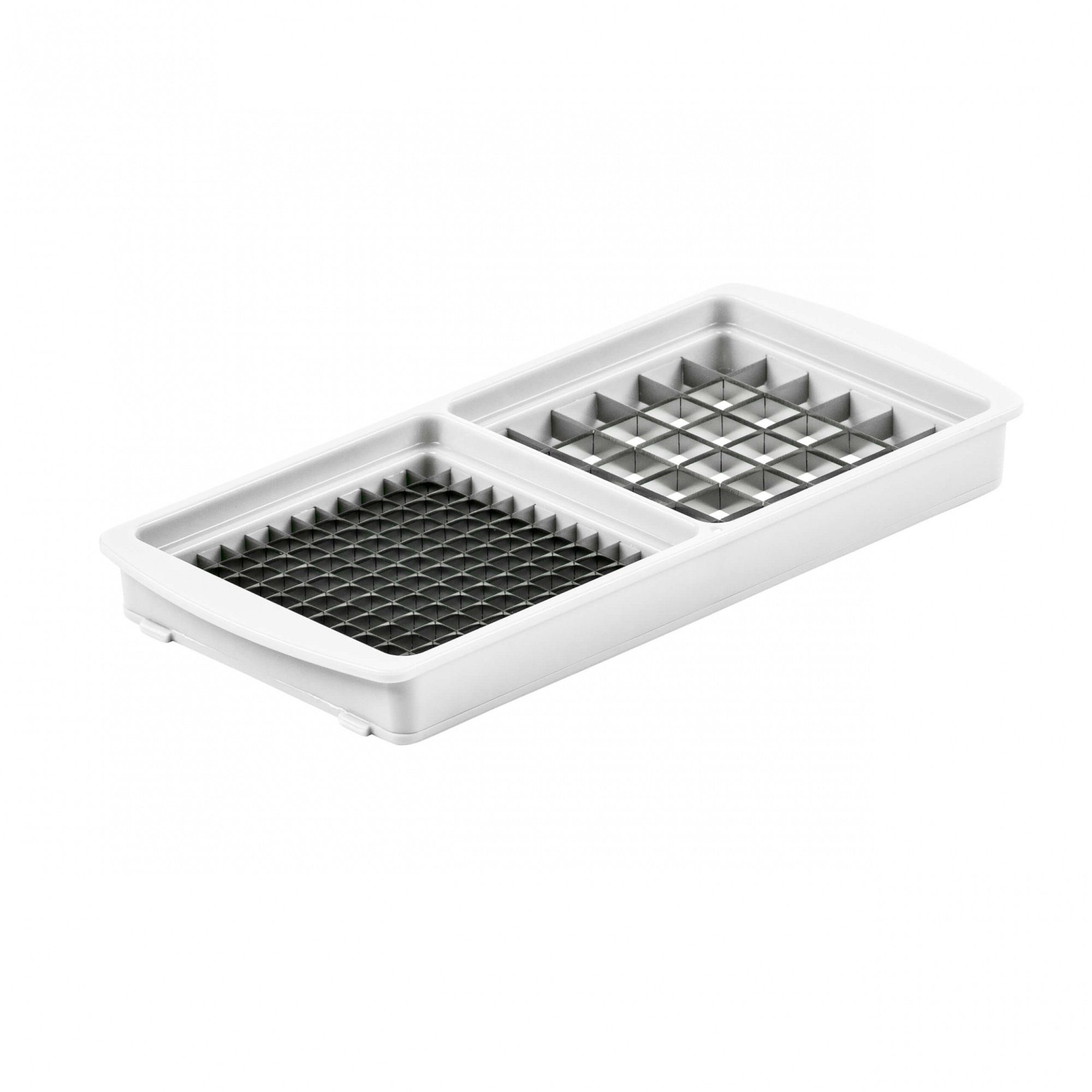 Gemüsemesser Nicer Dicer Plus Messereinsatz 6x6 & 12x12 mm, weiß