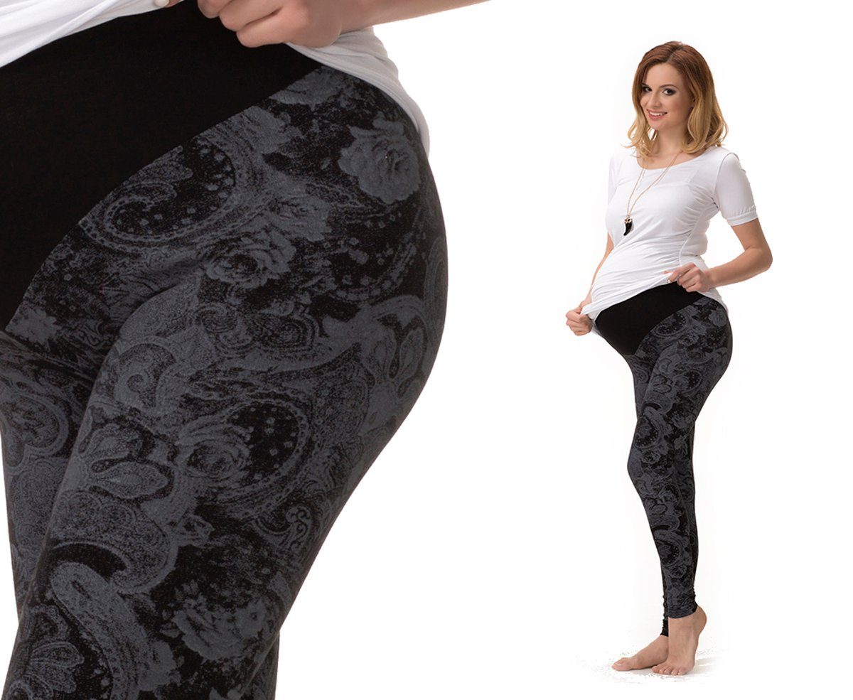 YESET Umstandsleggings Umstand Hose Muster Leggings günstig online kaufen