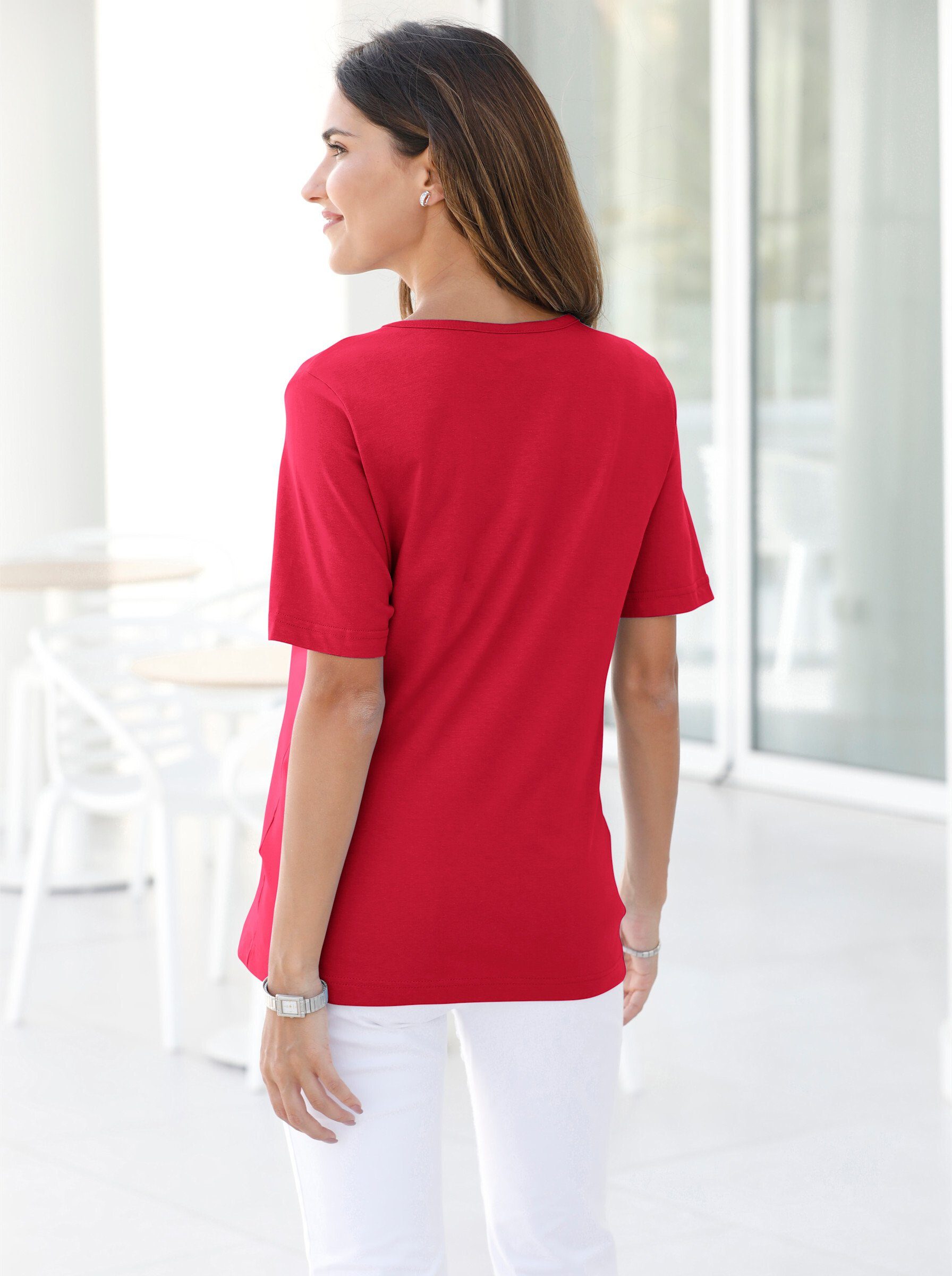 Sieh an! T-Shirt Kurzarmshirt . günstig online kaufen