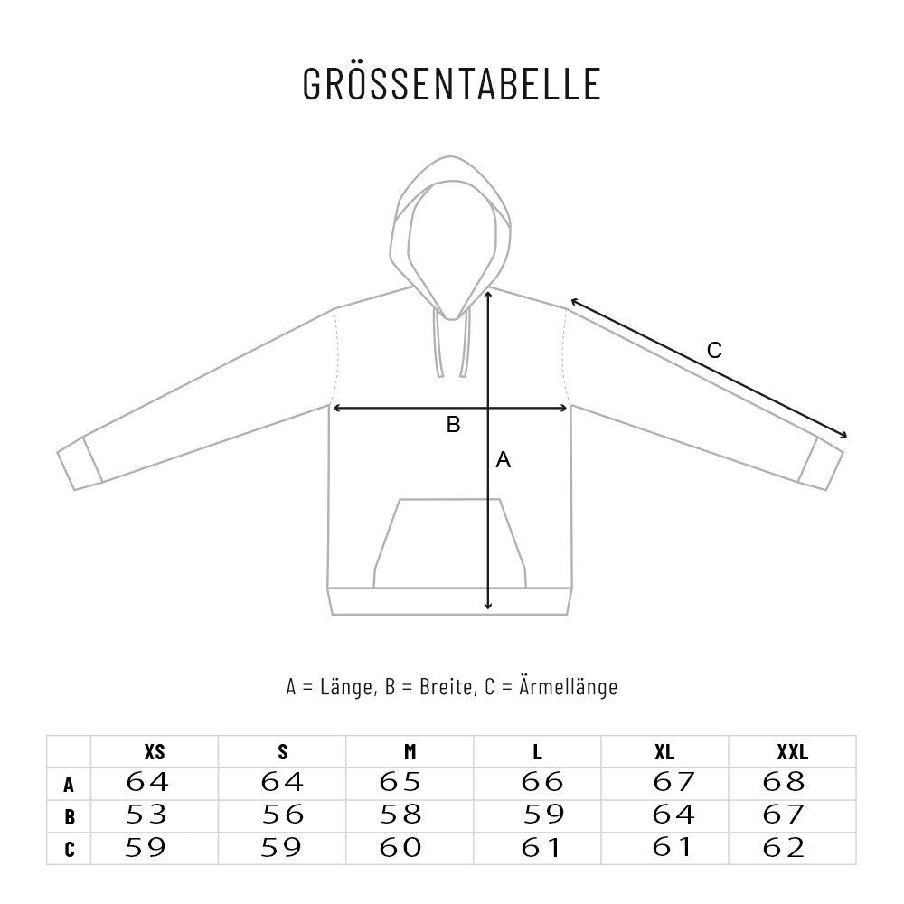 Koyumi Hoodie KOYUMI Winter Hoodie Herren mit hohem Kragen & Halswärmer (Einzelartikel) Oversize Schnitt, hoher Kragen, Kapuze, weicher Baumwollmix