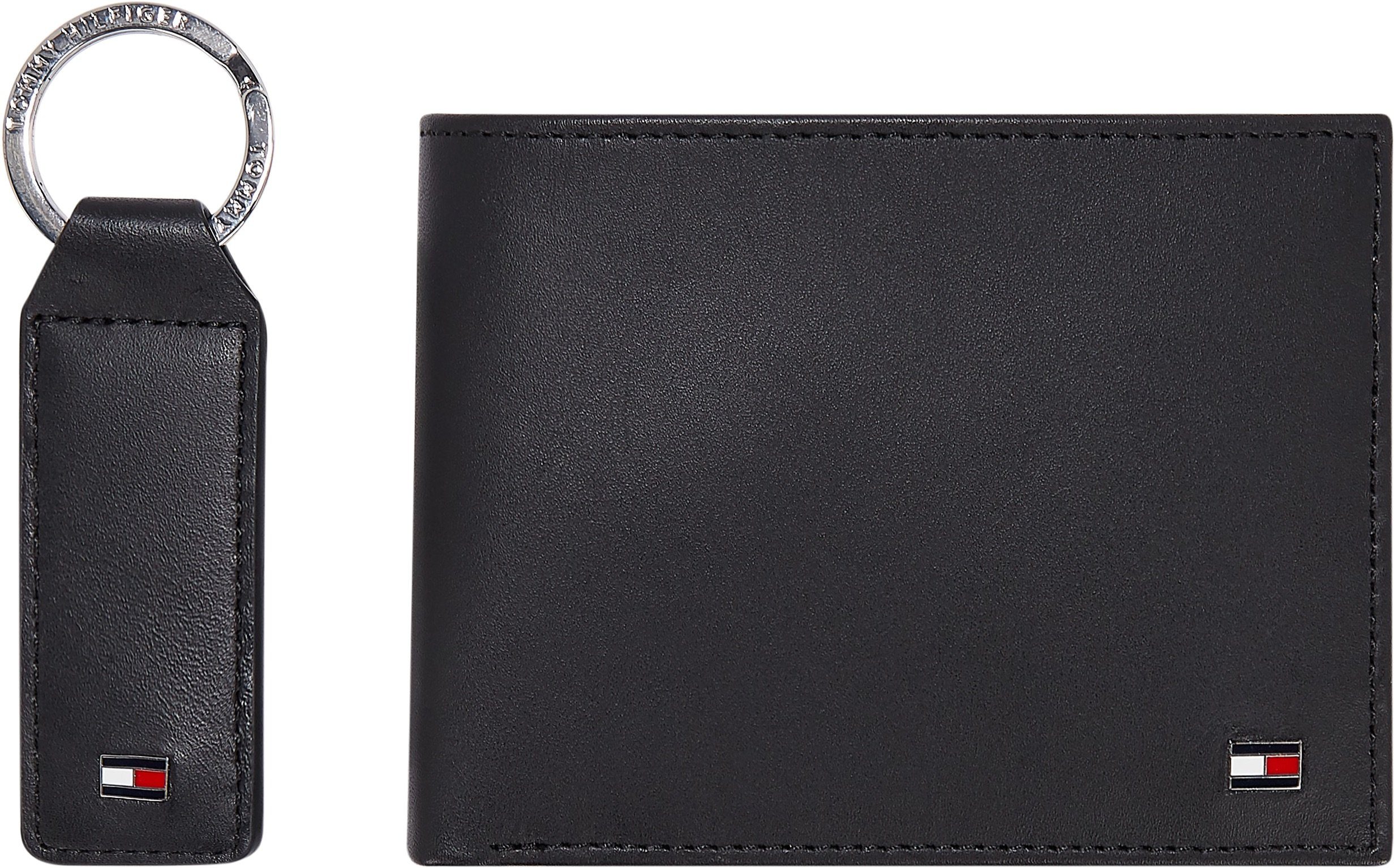 Tommy Hilfiger Geldbörse GP ETON CC AND COIN PCKT KEYFOB (Set, 2-tlg), Geldbeutel Geschenkset Portemonnaie