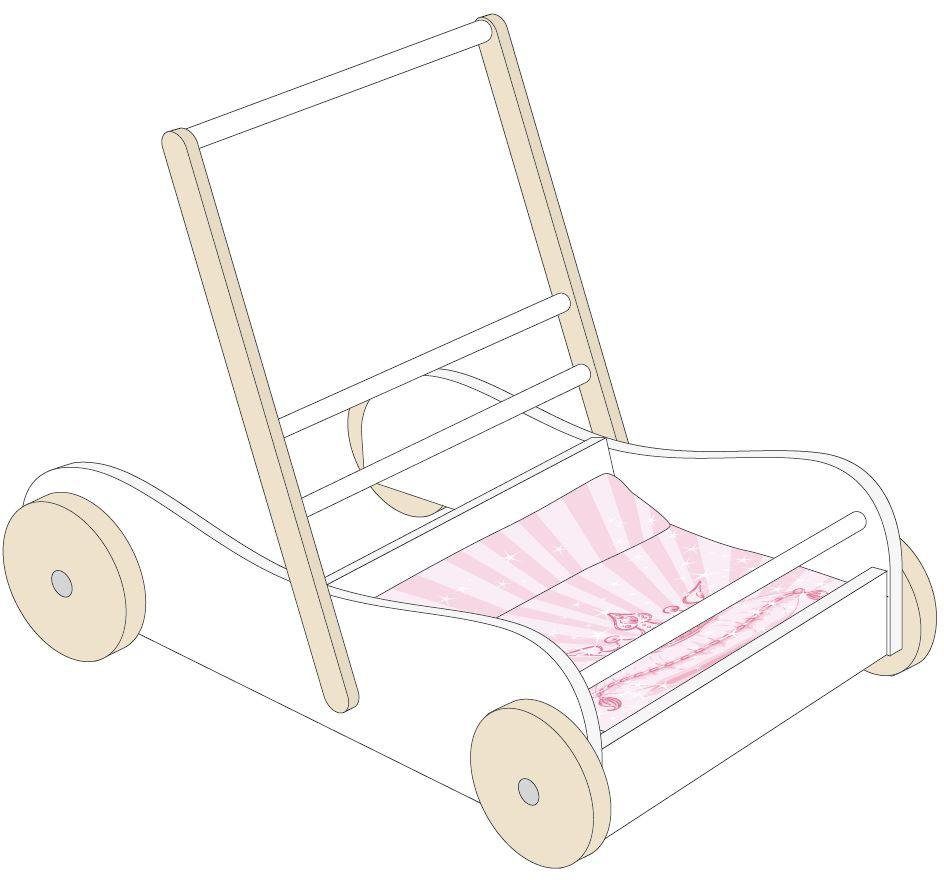 roba® Puppenwagen Wagen Scarlett, weiß