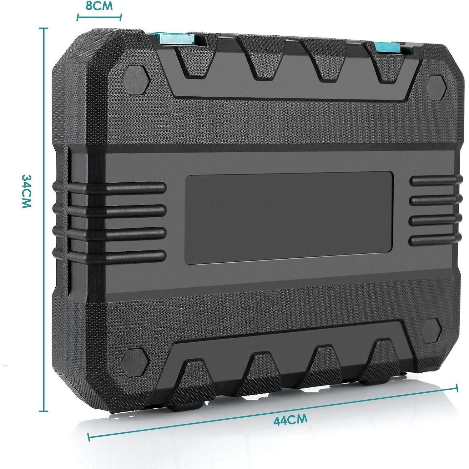 LuxusKollektion Multitool Werkzeugkoffer 198tlg Gefüllt Haushalts Werkzeug Set Ratsche