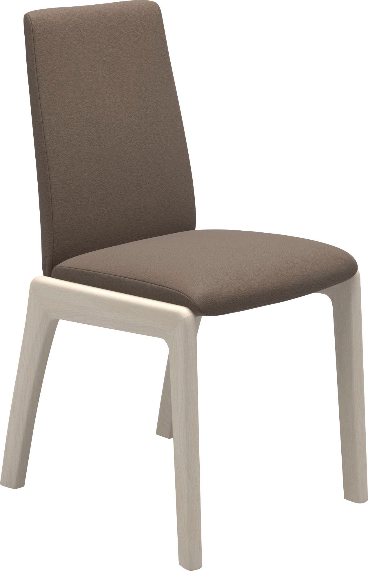 Stressless® Polsterstuhl Laurel, Low Back, Größe M, mit abgerundeten Beinen in Eiche gekalkt