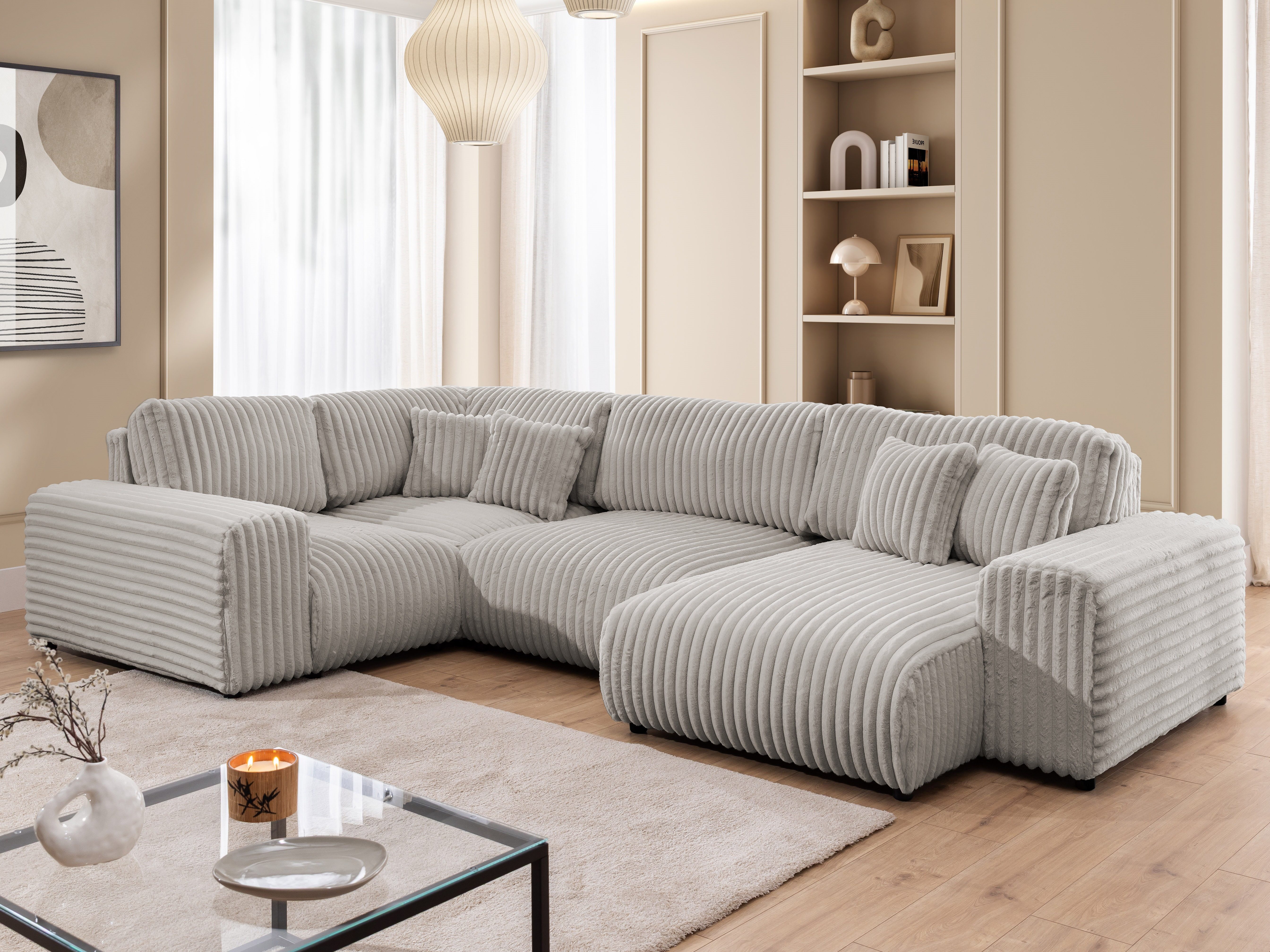 S-Style Möbel Wohnlandschaft Mollis im XXL-Format günstig online kaufen