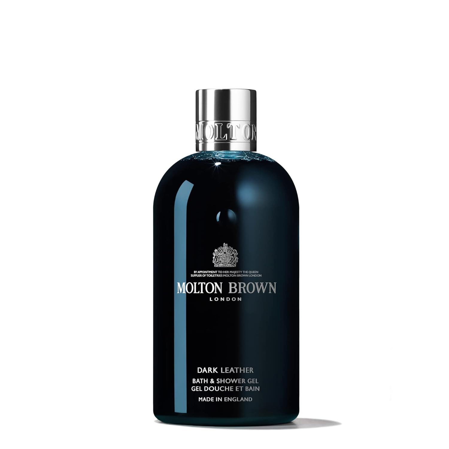 Molton Brown Duschgel Dark Leather Bade- und Duschgel 300ml, 1-tlg.