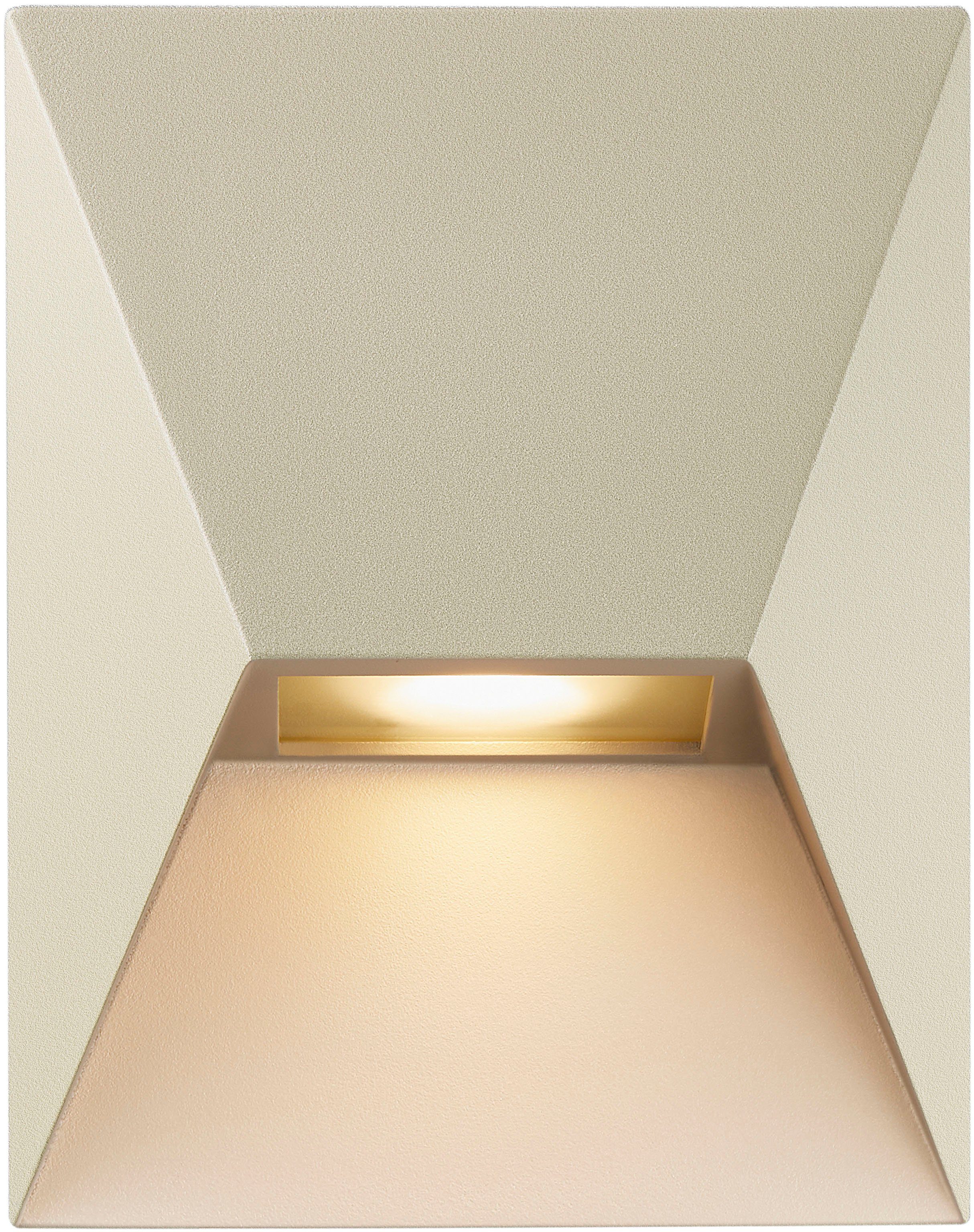Nordlux Außen-Wandleuchte Größe kompakte Parallelschaltung Leuchtmittel, ohne möglich, Elegante Pontio, Architekturdesign