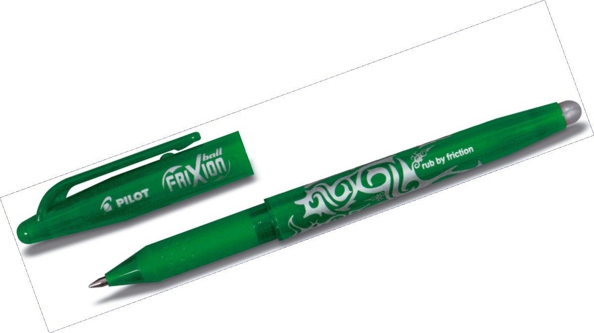 Pilot Pen Tintenfeinschreiber Tintenroller Frixion 0.7 grün (12 Stück)