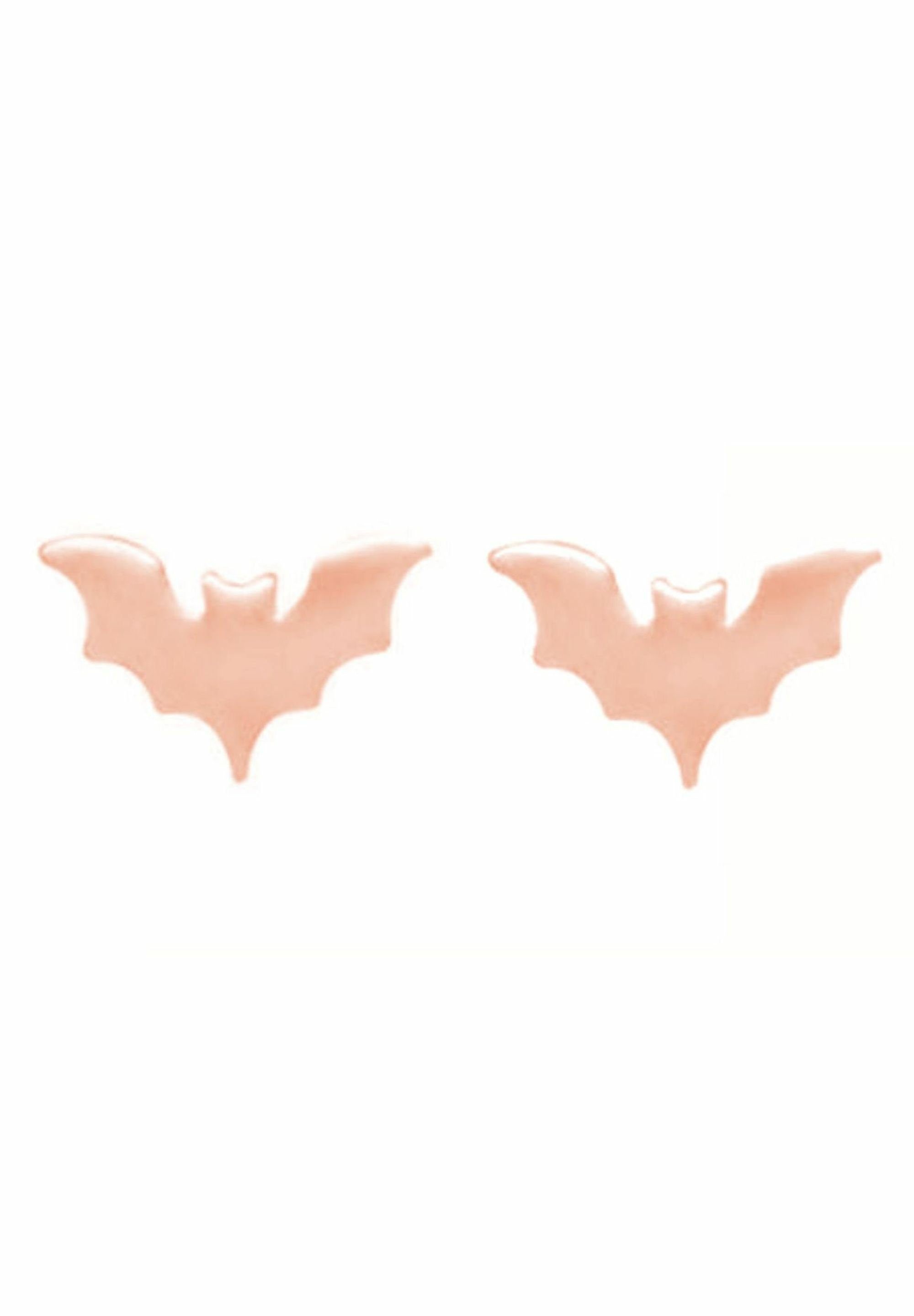 Gemshine Paar Ohrstecker Fledermaus Batman - Tier der Natur, Wildlife Wildnis rose gold coloured