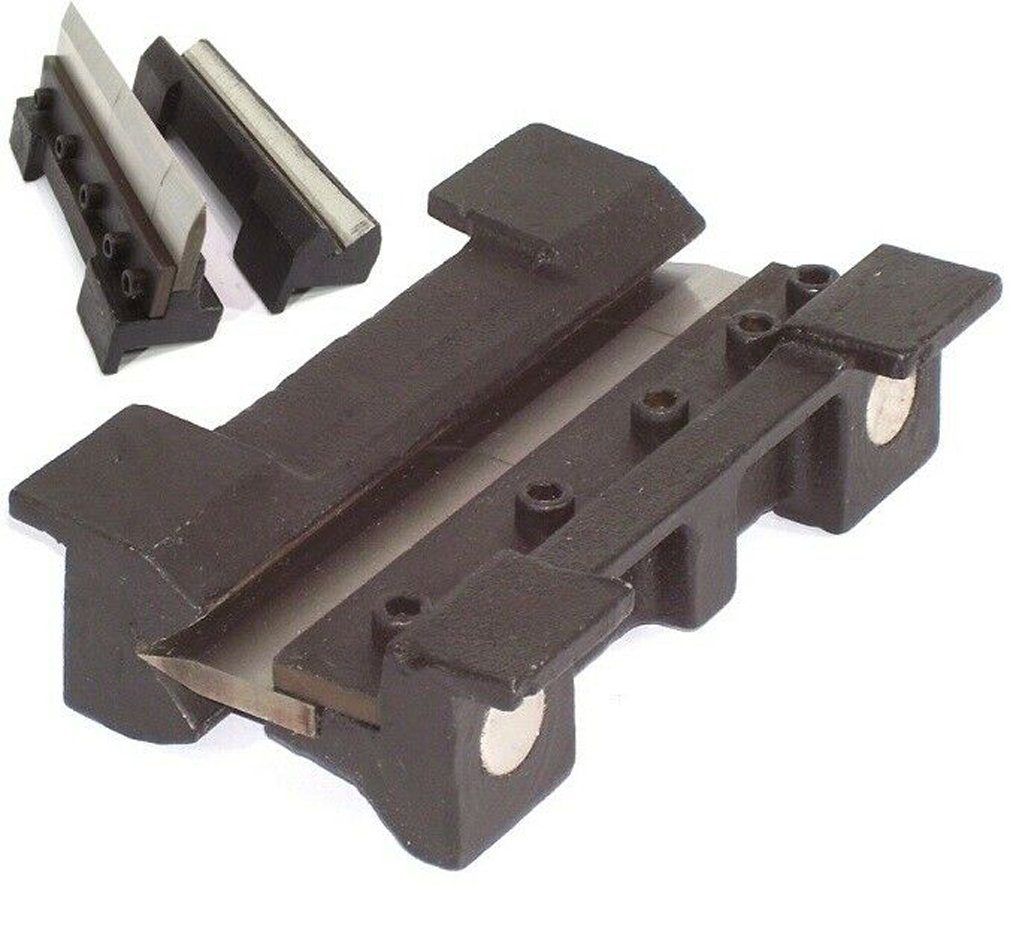 Apex Schraubstockbacken Biegebacken 150 mm für Schraubstock Abkantbacken Magnete 56587