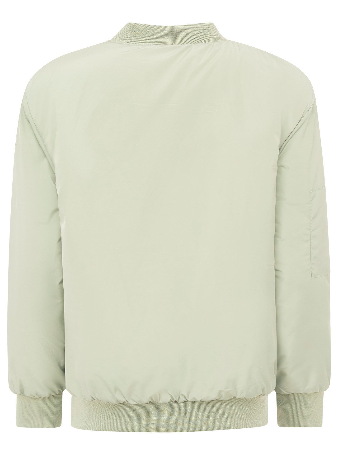 Zwillingsherz Bomberjacke "Happy" Oversize-überschnittene Schulter, Patten-Taschen – Bild 4 von 5