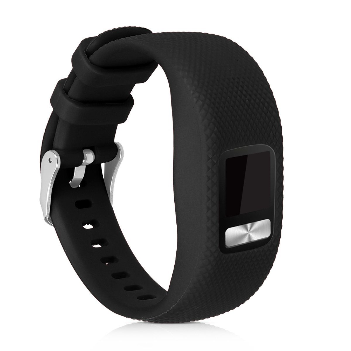 kwmobile Uhrenarmband 2x Band für Garmin Vivofit 4, Silikon Fitnesstracker Ersatz Sportarmband - Größe S