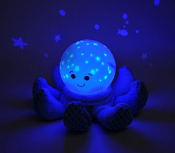 cloudb Nachtlicht Octo Softeez Blue, Einschlafhilfe, Nachtlicht, LED fest integriert, Octo Softeez Blue