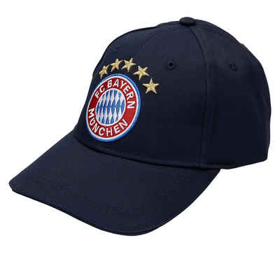 FC Bayern München Baseball Cap »FC Bayern München Baseballcap 5 Sterne Logo« navy blau
