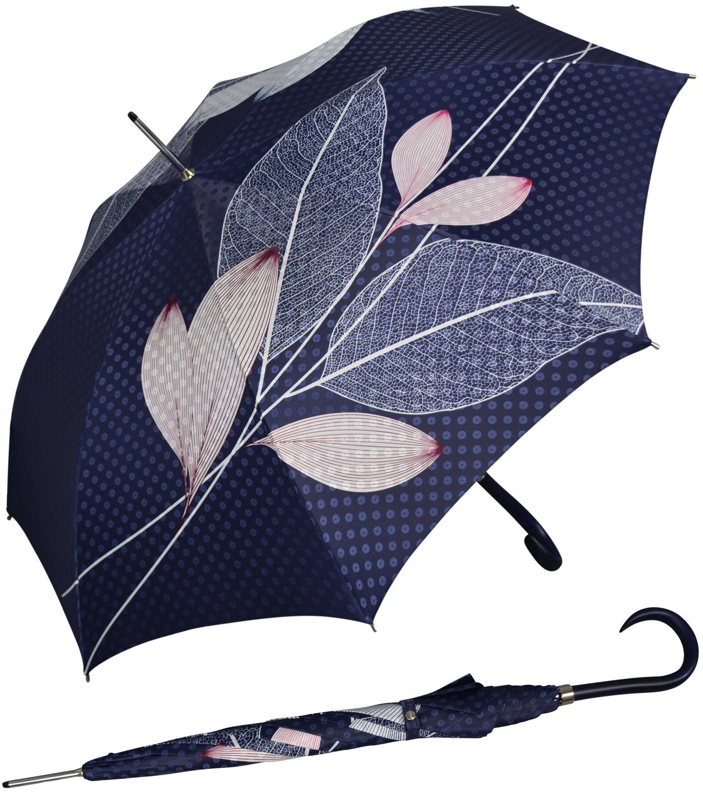 doppler MANUFAKTUR Stockregenschirm edler, handgearbeiteter Manufaktur-Regenschirm, einzigartige Designs in leuchtenden Farben