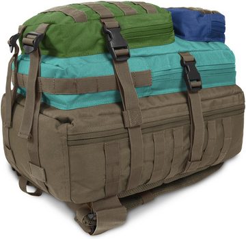 normani Daypack Daypack Rucksack 50 Liter Bedrock, US Cooper Assault Pack Backpack Einsatzrucksack mit großem Volumen
