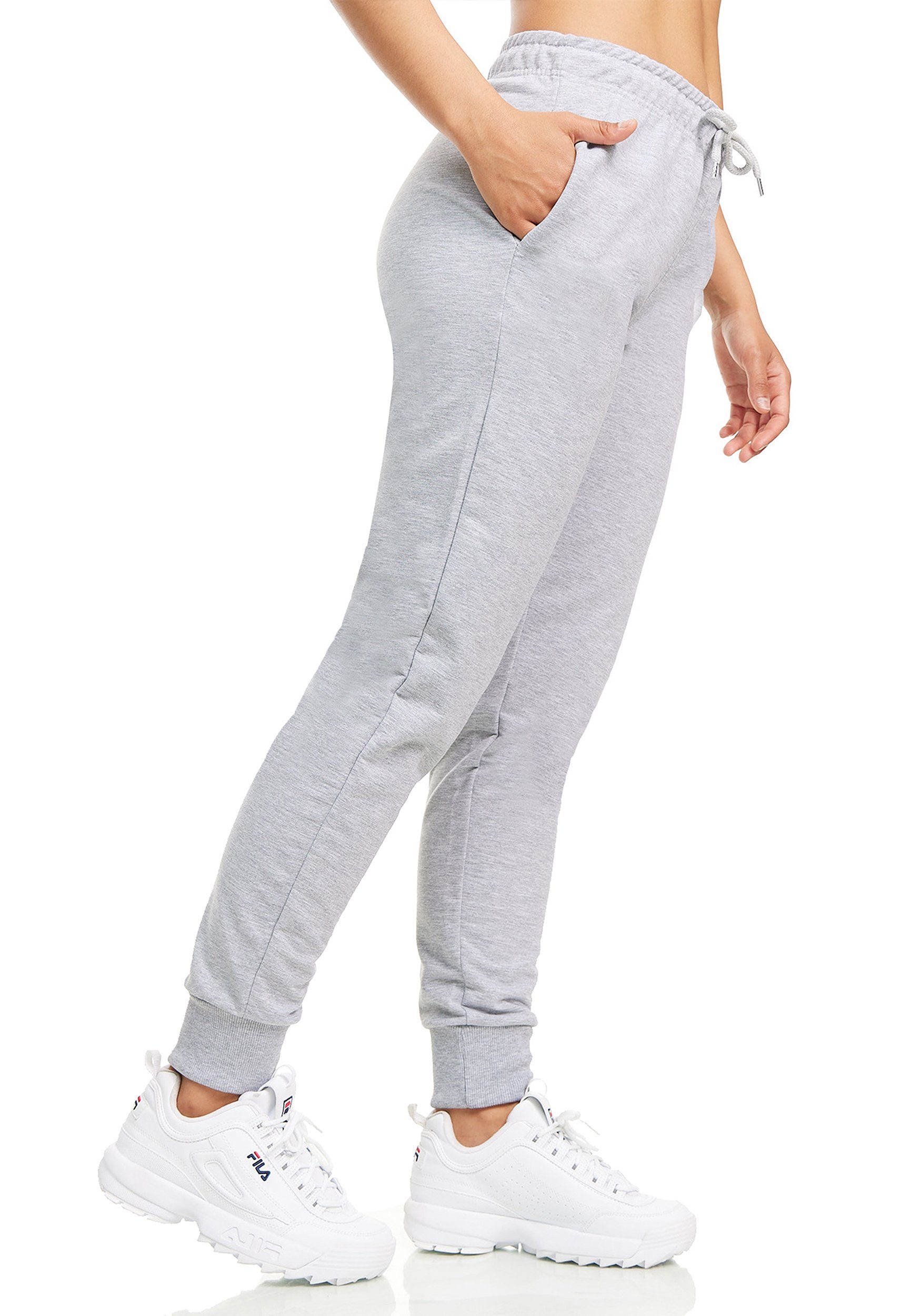 ROSS CAMP Jogginghose Jogginghose Damen (1-tlg) Baumwolle, Elasthan