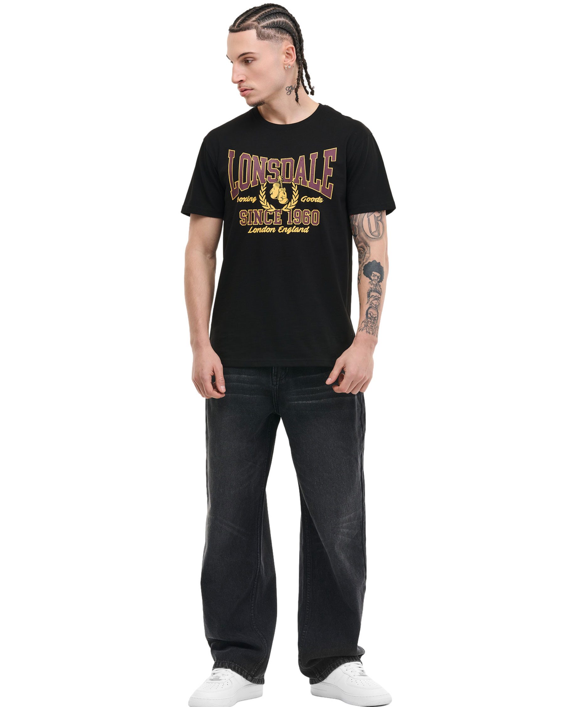 Lonsdale T-Shirt Lonsdale London T-Shirt Aycliffe – Bild 3 von 4