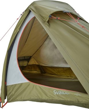 Nordisk Tunnelzelt Svalbard 1 PU Tent Dark Olive, Personen: 1 (Packung, 1 tlg)