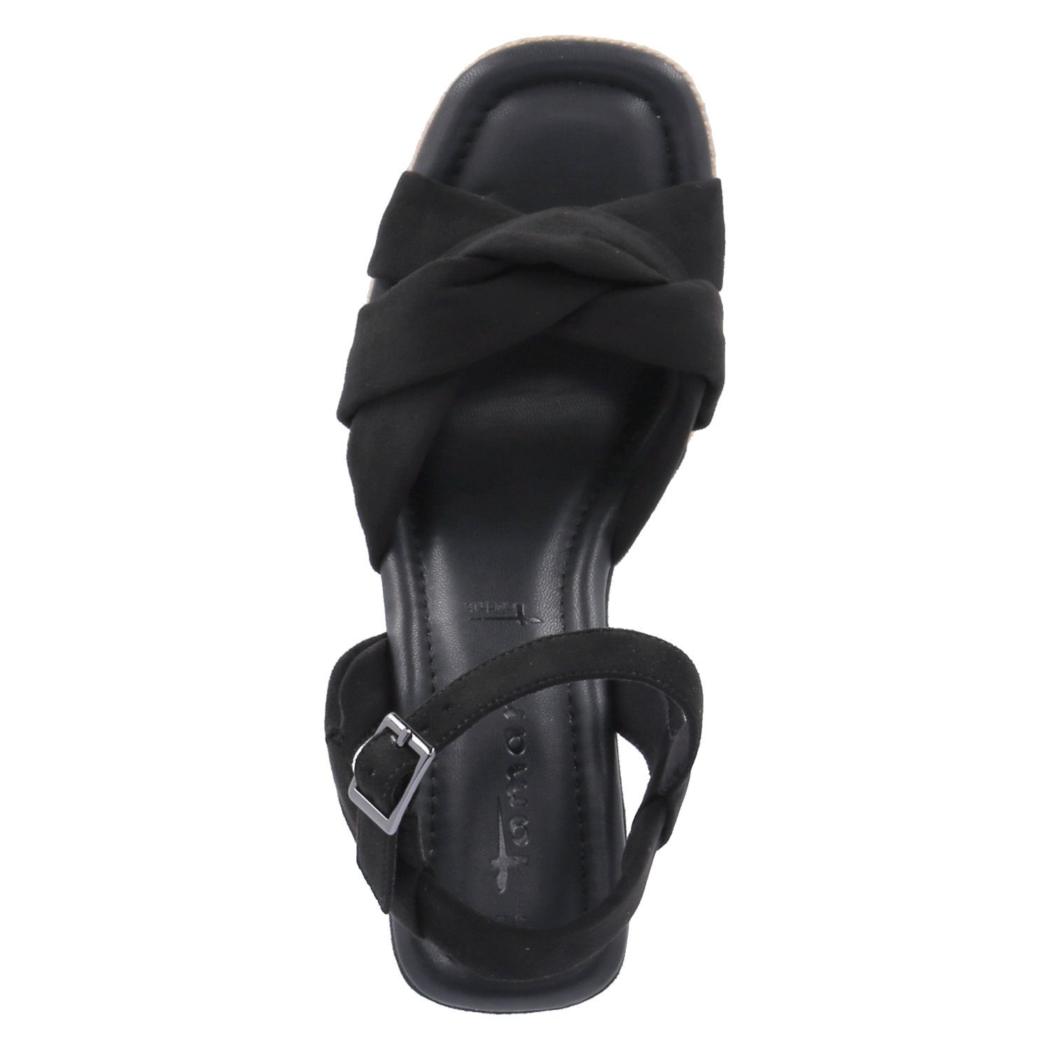 Sandalette schwarz Keilsandaletten Tamaris